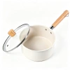 CGUCOOK off-white non-stick milk pot, tourmaline non-stick pot, small milk pot, baby food pot, multi-functional household hot milk pot, instant noodle milk pot Item Picture